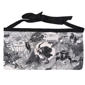 Server Apron Glitter Sparkling Halloween Witch Themed